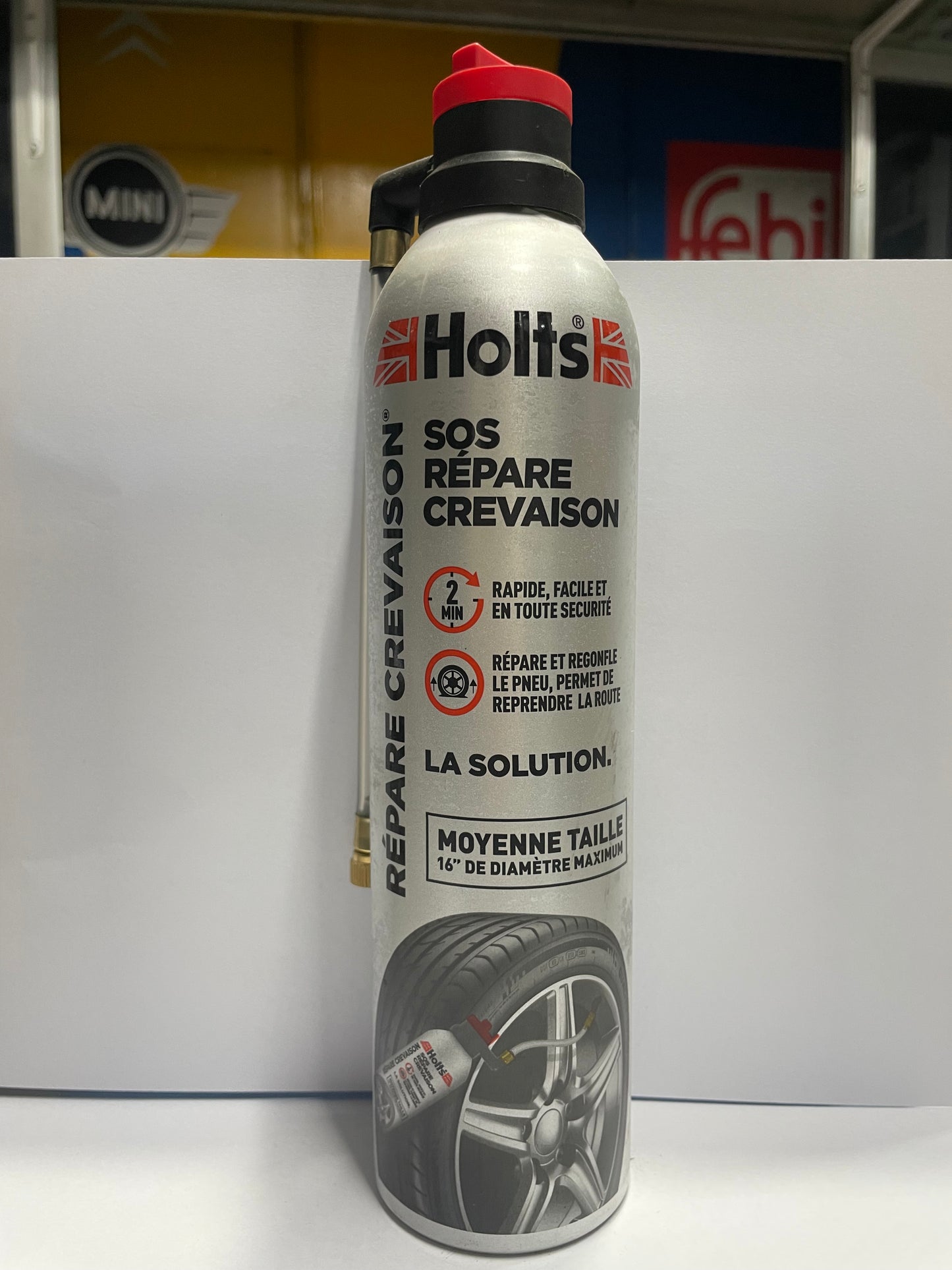 Holtsk 2SOS – Réparateur de Crevaison Rapide (Pneus jusqu’à 16")