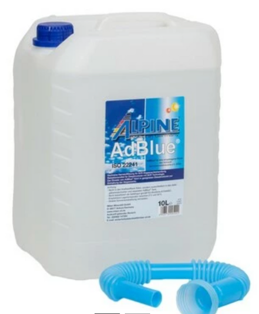 AdBlue Alpine 10L – Solution ECO pour moteurs Diesel SCR