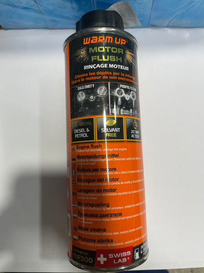 Warm Up® Motor Flush – Rinçage Moteur Essence & Diesel (Sans Solvant)