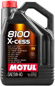 Motul 8100 X-cess 5W40 – Huile Moteur 100% Synthétique 5L