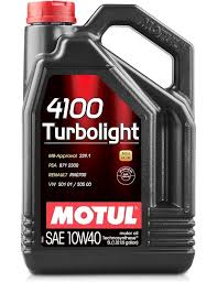 Motul 4100 Turbolight 10W40 – Huile Moteur Semi-Synthétique 5L