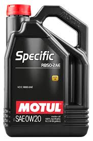 Motul Specific RBSO-2AE 0W20 – Huile Moteur Synthétique 5L